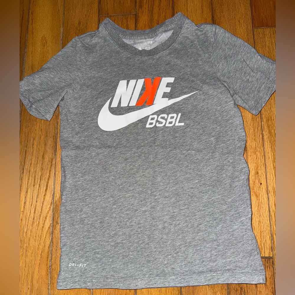 Nike Kids Gray Dri-FIT T-Shirt
